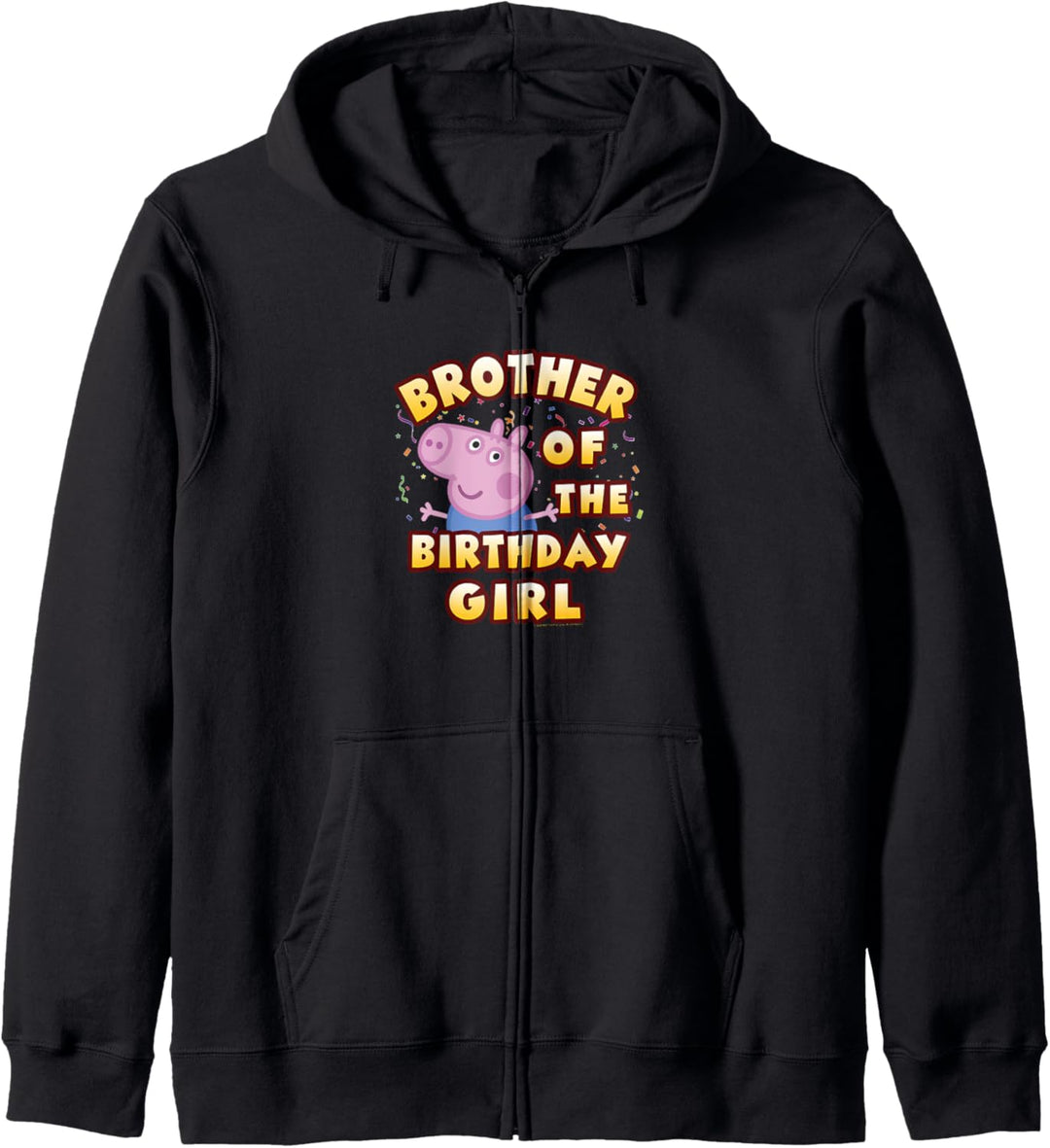 Peppa Pig Brother Of The Alles Gute zum Geburtstag Girl Kapuzenjacke