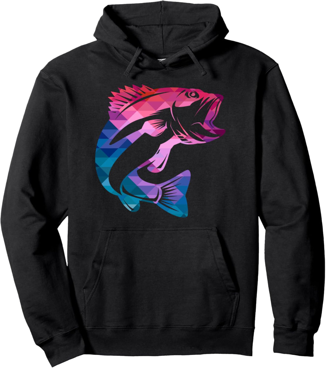 Fisch Angeln Angler Geschenk Pullover Hoodie