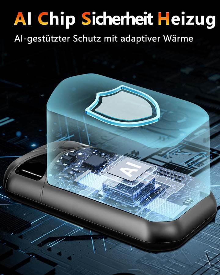 Handwärmer Elektrisch Wiederverwendbar 2er-Pack,7000mAh Magnetisch Taschenwärmer aufladbar Hand Warm