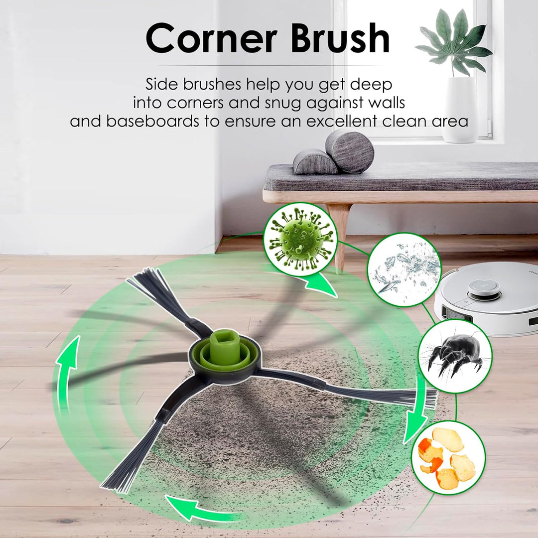 (10 Stück) X1 OMNI Ersatzteile für ECOVACS DEEBOT DEEBOT X1 OMNI, X1 PRO OMNI, X1 OMNI, T10 OMNI Rob