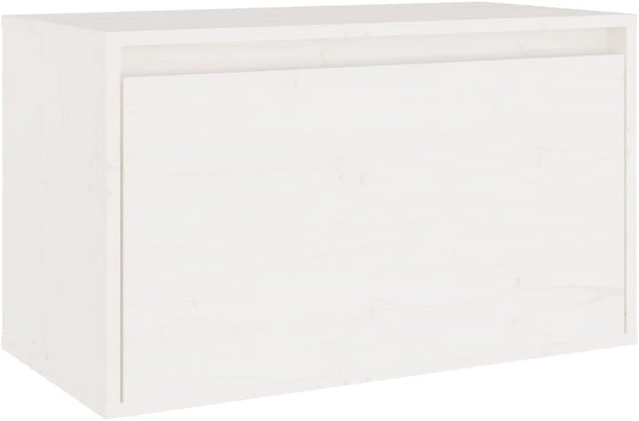 homiuse TV-Schränke 3 STK. Weiss Massivholz Kiefer TV Schrank Set Wohnzimmer MöBel Fernsehschrank Tv