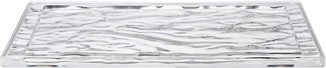 Kartell 01210B4 Dune Tablett, Plastik, kristall, 55 x 38 x 3 cm Grande Cristallo, Grande Cristallo