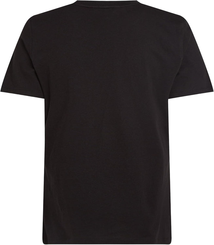 Tommy Hilfiger Damen T-Shirt Kurzarm Rundhalsausschnitt XS Black (Black), XS Black (Black)