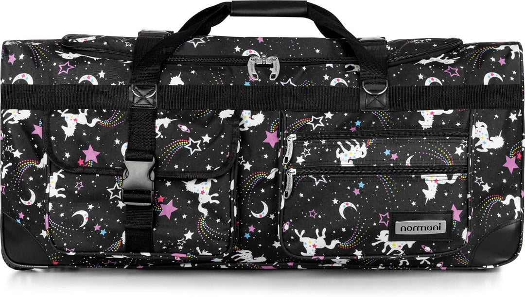 normani Stabile Reisetasche Trolley Big Size XL 80-150 Liter mit 2 Rollen –Robust und wasserabweisen