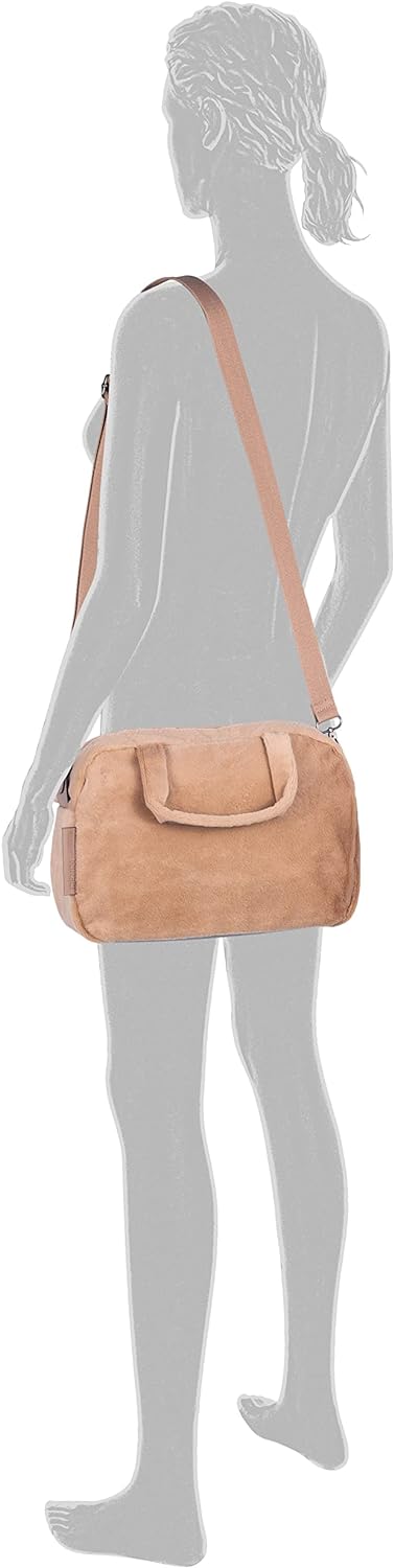 TOM TAILOR DENIM bags Klara Damen Bowling Bag Handtasche Mixed Beige Einheitsgrösse, Mixed Beige Ein