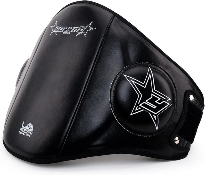 Yokkao Belly PAD Premium Cowhide Leather Institution Black, Institution Black