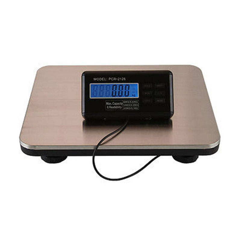 Digitalen Plattformwaage Paketwaage 2 Wägemodus und 6 Funktionstasten LCD Display Digitalwaage Edels