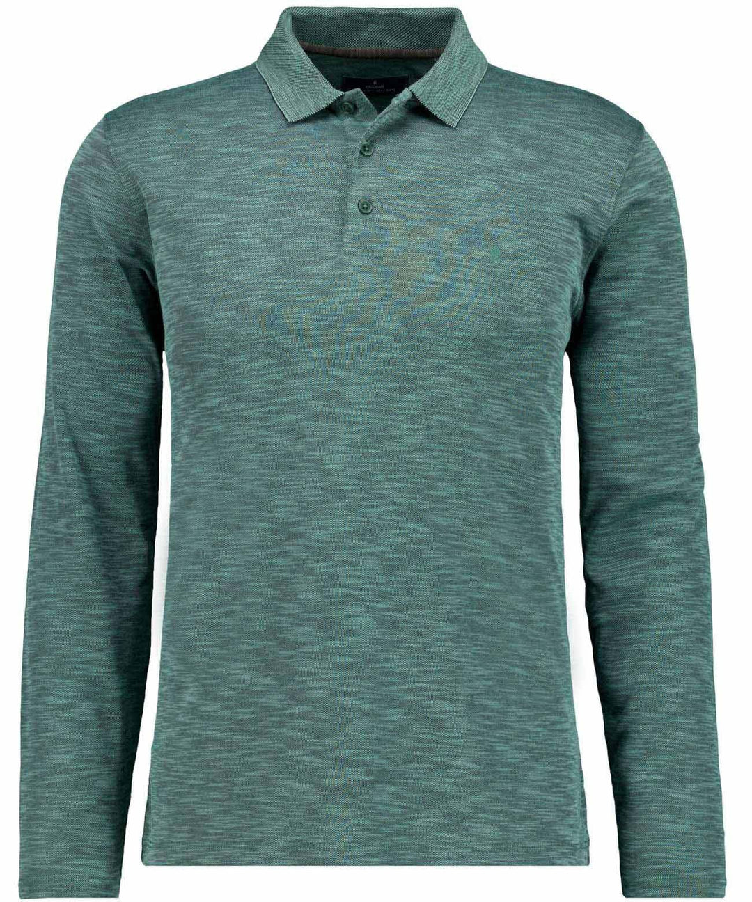 RAGMAN Herren Poloshirt Langarm Softknit L Forstgrün, L Forstgrün
