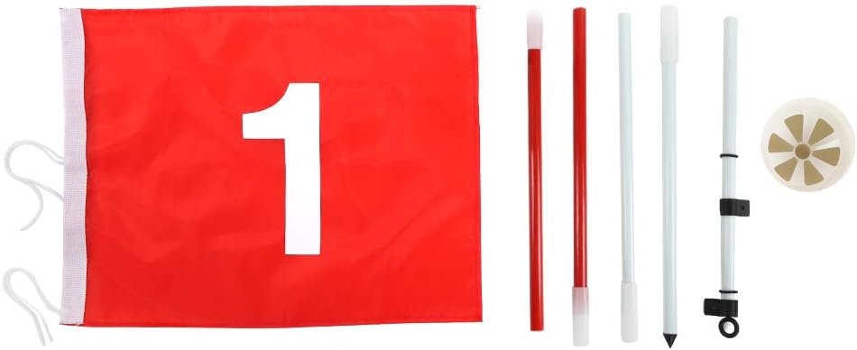 Mini Golf Fahnenstangen, Miniatur Golfflaggenstab Zum Üben Von Puttingen Flaggen Hof Golfnadel Lochb