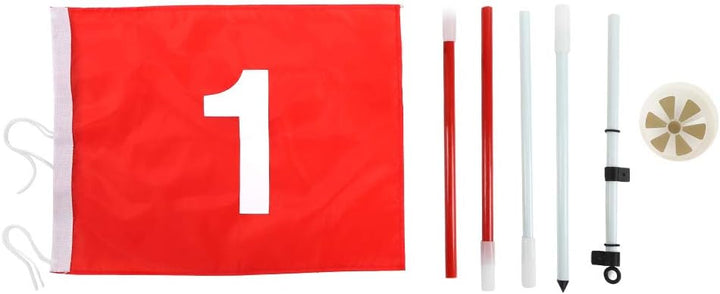 Mini Golf Fahnenstangen, Miniatur Golfflaggenstab Zum Üben Von Puttingen Flaggen Hof Golfnadel Lochb