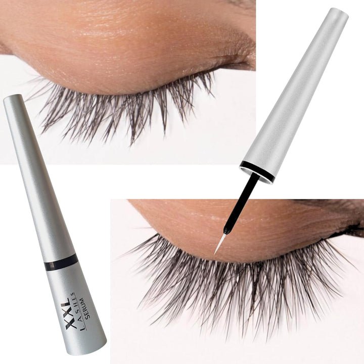 XXL Lashes Wimpernserum, Augenbrauenserum für schnelles Wimpern- und Augenbrauenwachstum - Getestete