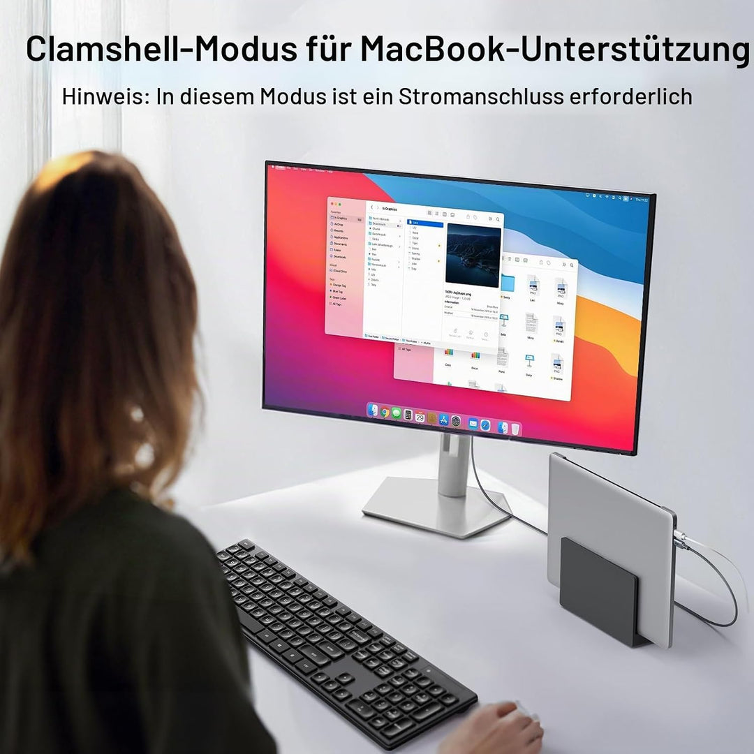 acer USB C Displayport Kabel (4K@60Hz, 2K@165Hz), Typ C Thunderbolt 3/4 auf DP Kabel mit MST, Freesy