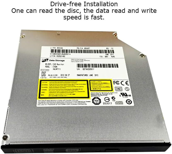 Sudemota Optisches DVD Brennen Laufwerk für GTA0N GT50N GTC0N GT80N Laptop 12,7 Mm SATA Seriell Eing