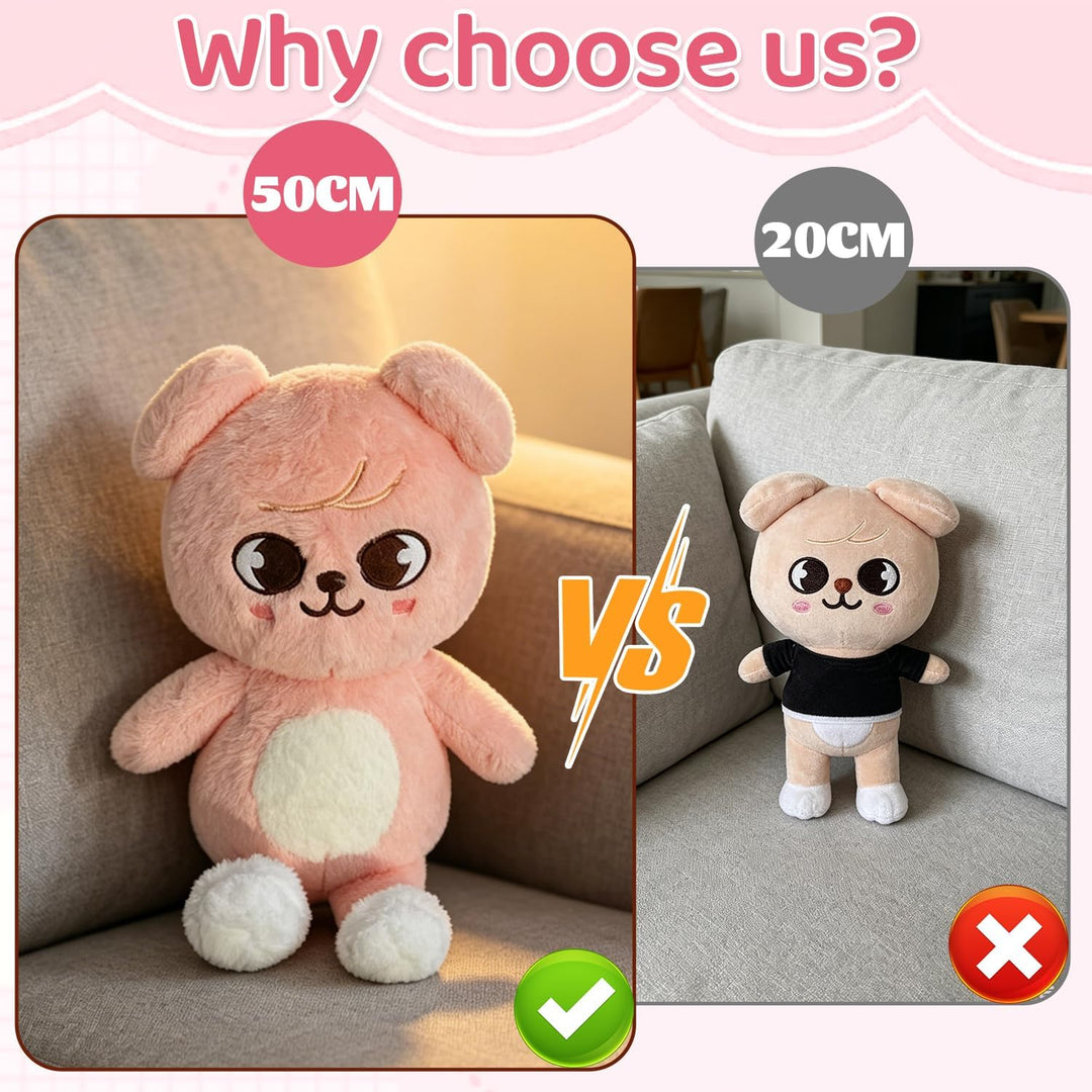 Stray Kids Plüschtier, 50CM Stray Kids Kuscheltiere, St-ray Ki-ds Plushies, Skzoo Plüschtier, Skzoo