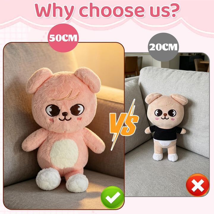 Stray Kids Plüschtier, 50CM Stray Kids Kuscheltiere, St-ray Ki-ds Plushies, Skzoo Plüschtier, Skzoo
