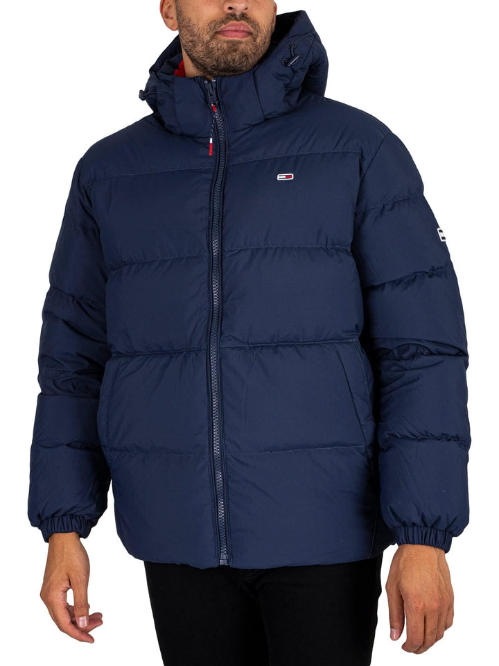 Tommy Jeans Herren Daunenjacken S Blau, S Blau