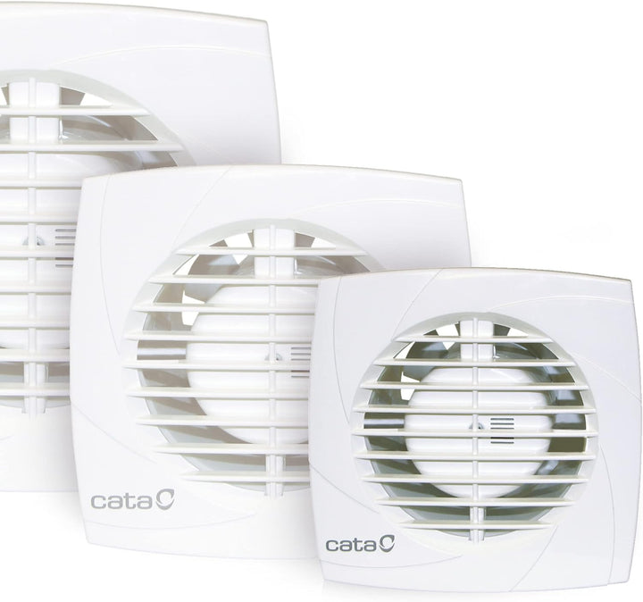 Cata B10 Plus-Badlüfter, 98 m³/h, 10 cm, 2500 U/min, Weiss