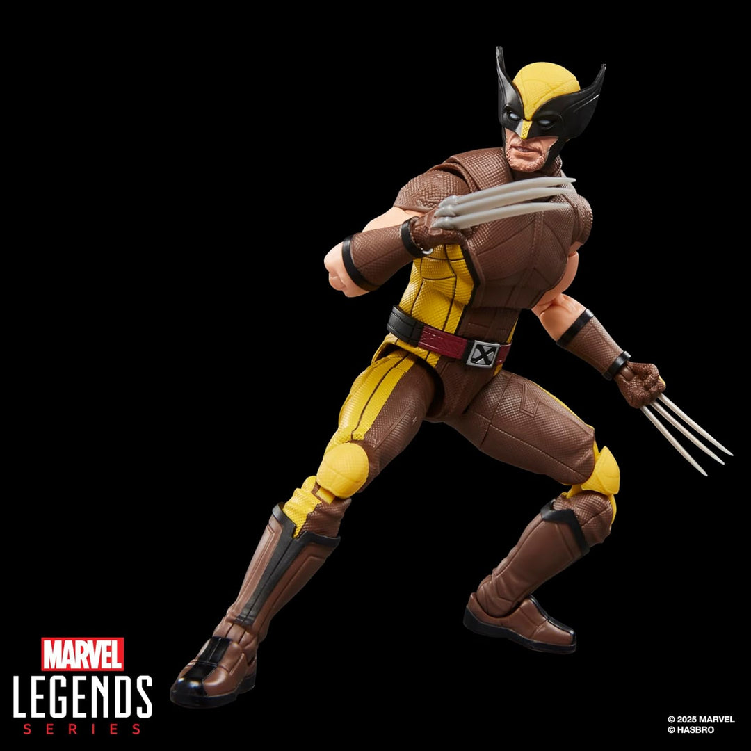 Marvel Legends Series Wolverine (brauner Anzug), Action-Figurengeschenk zum Sammeln zum Marvel Studi