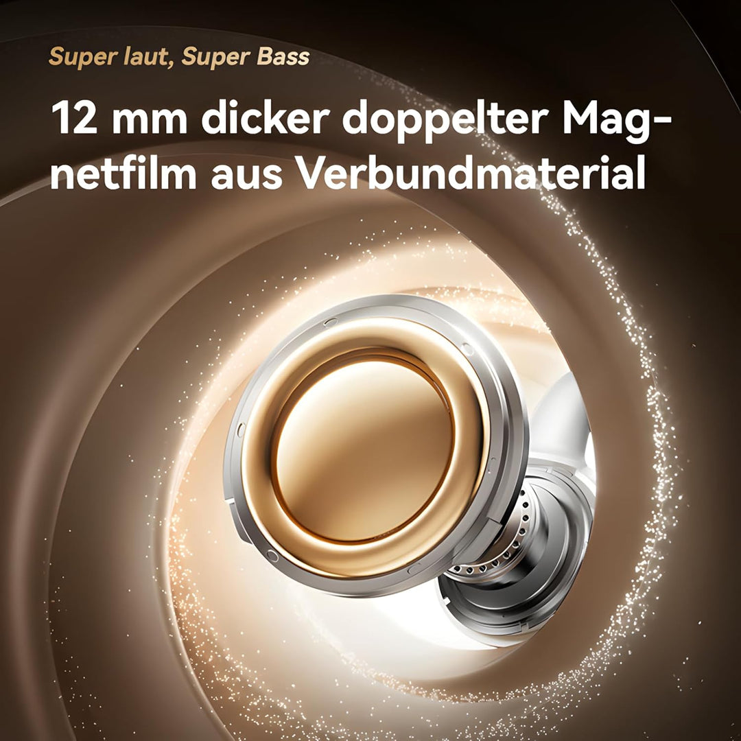 SANAG Open Ear Kopfhörer, Bluetooth 5.4 Sport Kopfhörer mit 50 Std. Spielzeit, Clip on Kopfhörer Beq