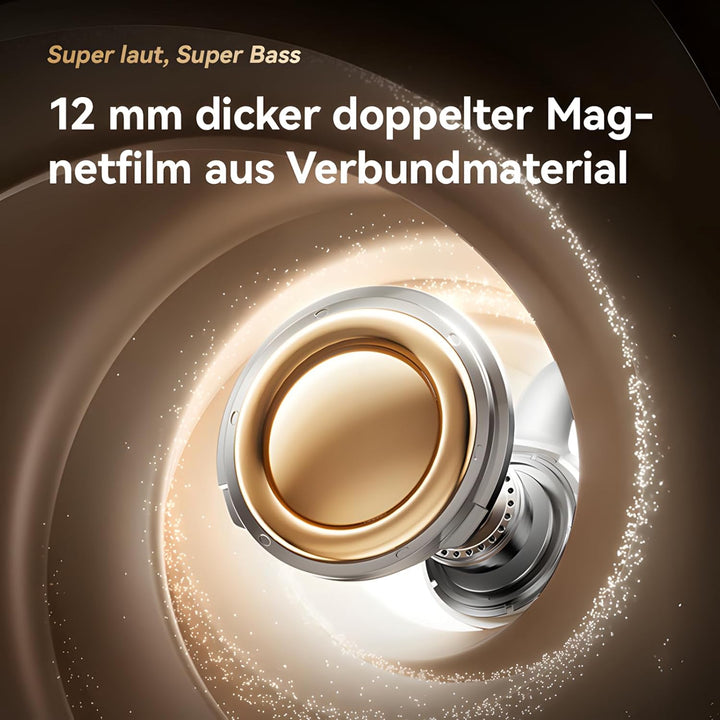 SANAG Open Ear Kopfhörer, Bluetooth 5.4 Sport Kopfhörer mit 50 Std. Spielzeit, Clip on Kopfhörer Beq