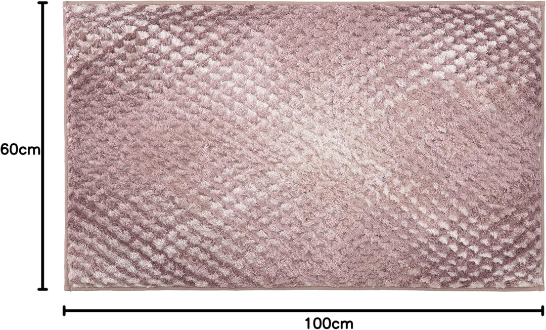Kleine Wolke Badteppich Cory Old Rose 60x100 cm rosa/pink 60 cm x 100 cm, 60 cm x 100 cm