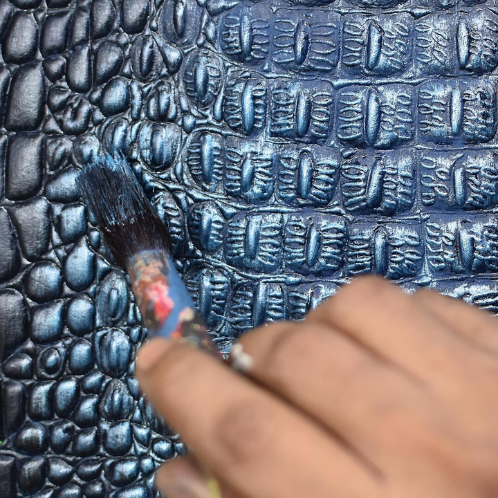 Anuschka Einheitsgrösse Croc Embossed Sapphire, Einheitsgrösse Croc Embossed Sapphire