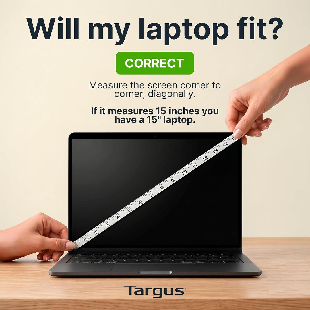 Targus CityLite Laptop-Umhängetasche für 15,6 Zoll (39,6 cm), Schwarz (TBT053US) Schwarz 15.6 inch,