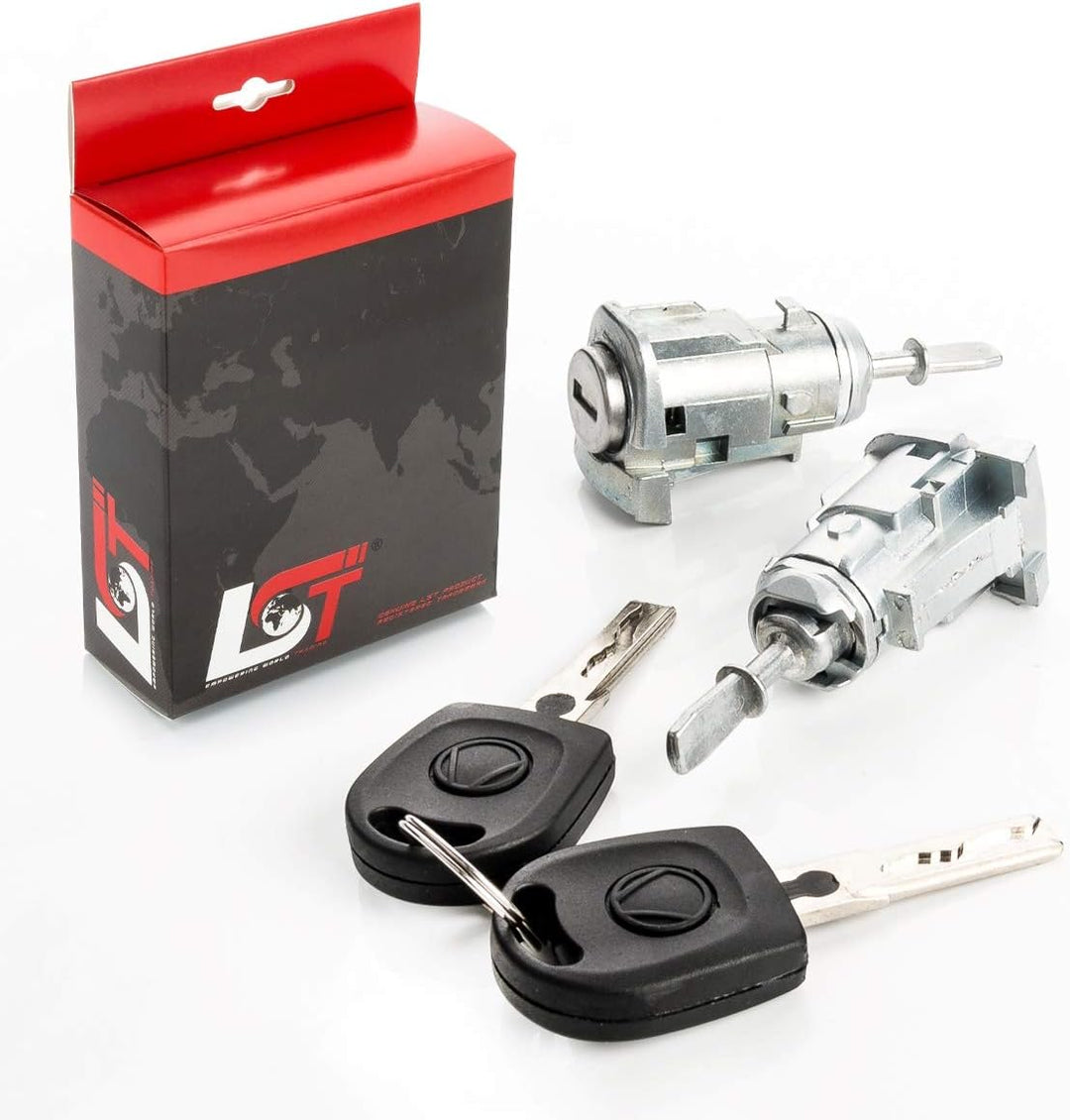 LST Schliesszylinder Türschloss Set links und rechts 2x Schlüssel T5 Polo 9N