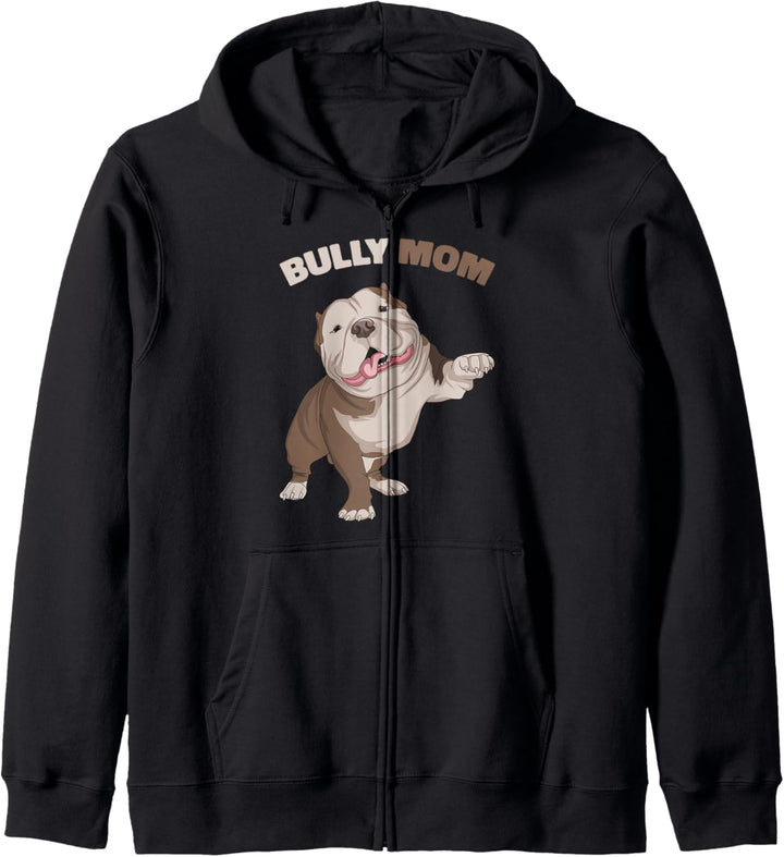 American Bully Mom Hunde Mama Frauen Kapuzenjacke