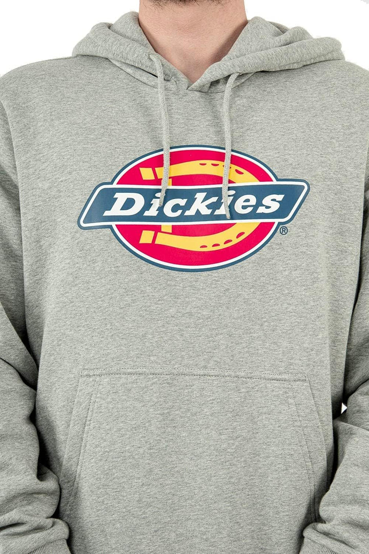 Dickies Herren Icon Logo Hoodie Hooded Sweatshirt, Grey Melange