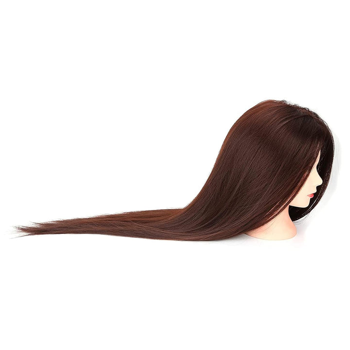 Youyijia Übungskopf Trainingsköpfe 24" Frisierkopf Haar Mit Halter Trainingskopf Frisurenkopf Puppen