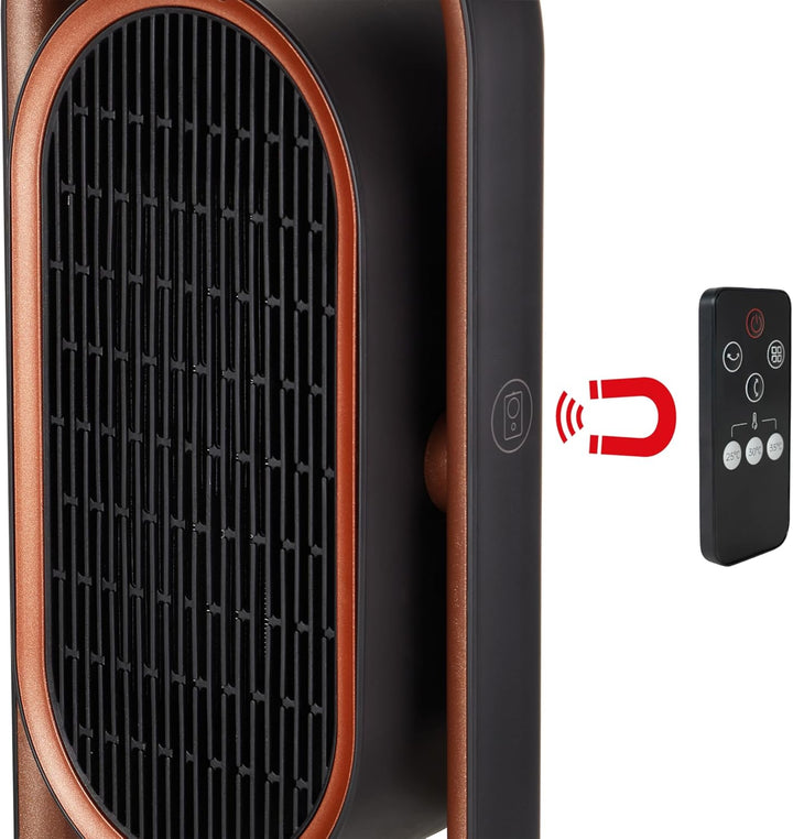 Unold 86535 3D Heizlüfter 3D - Kupfer/Schwarz, 1800 Watt, Überhitzungsschutz, Schutzklasse II, Venti