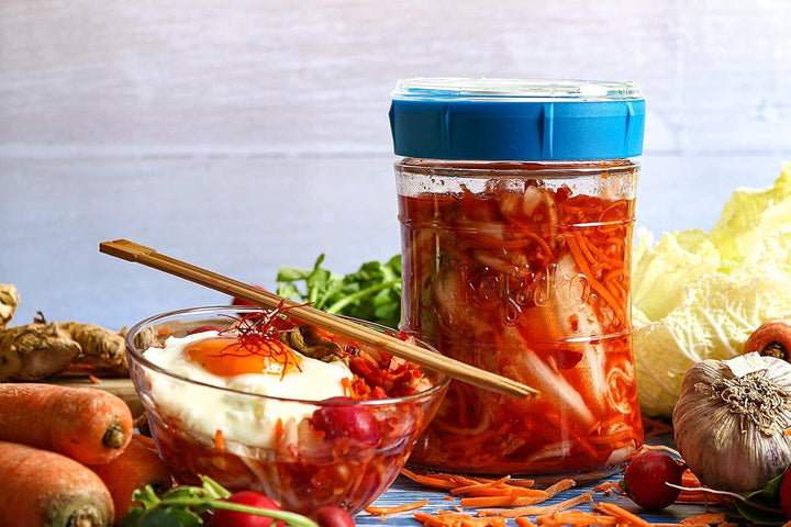 Kefirko Gemüsegärer (1,4 l) – Ferment Früchte, Gemüse, Machen Kimchi, Sauerkraut und mehr – BPA-frei