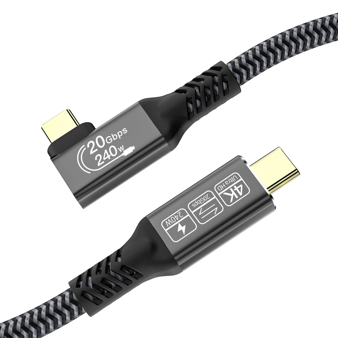 CAKOBLE USB C Kabel auf USB C 2M,USB 3.2 Gen2 Typ C ladekabel,20 Gbps Datenübertragung,240W 48V/5A S