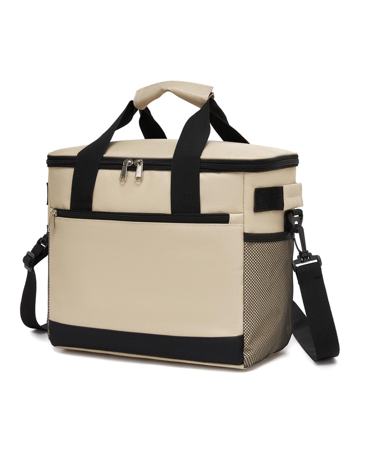 KONO Kühltasche 20L, Grosse Isolierte Lunchtasche Faltbar, Tragbare Thermotasche mit Verstellbarem S