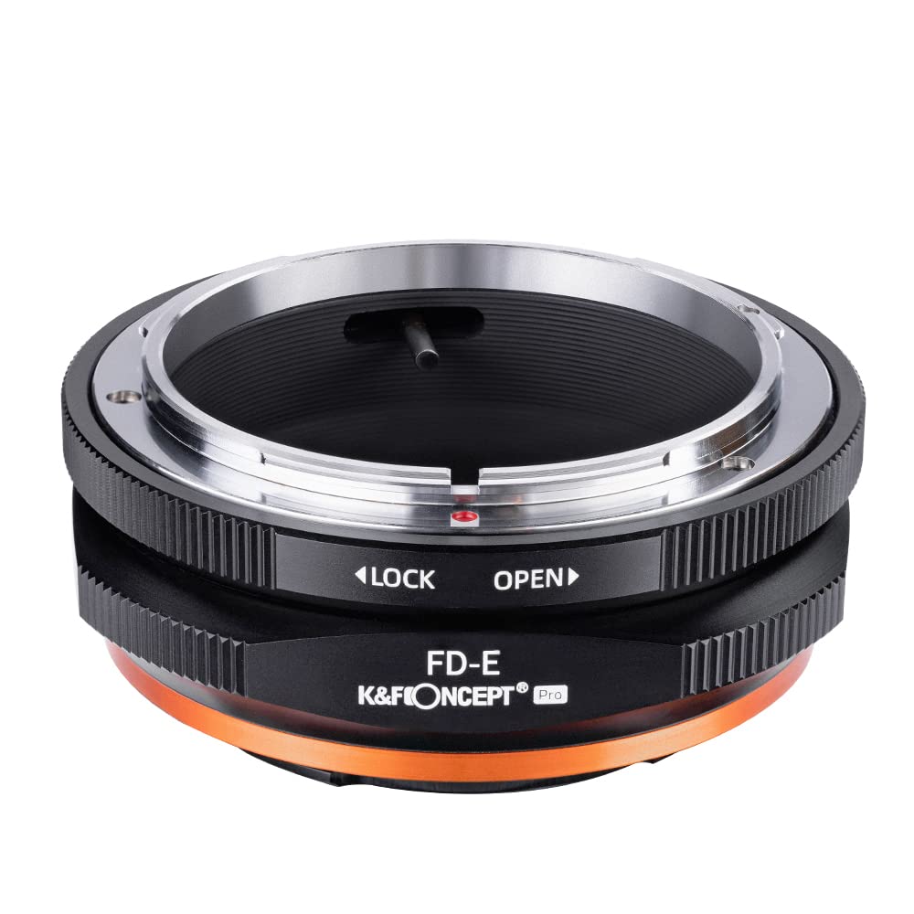 K&F Concept M13105 FD-NEX Hochpräziser Objektivadapter Canon FD Adapterring für Canon FD Objektiv au
