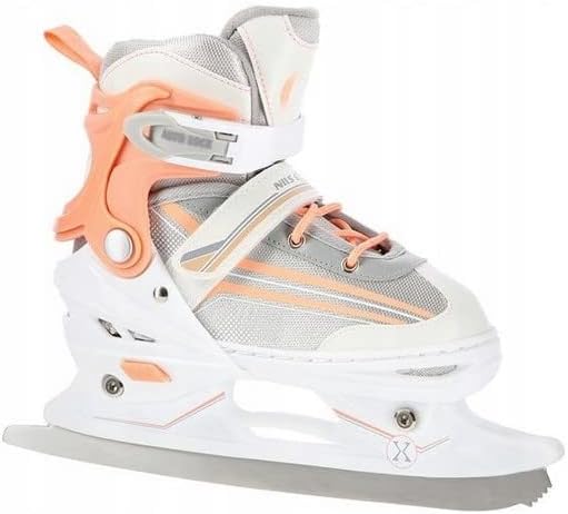 2in1 Inlineskates/Schlittschuhe Nils Extreme Lucky Weiss/Rosa ABEC7 Gr. 29-33 verstellbar