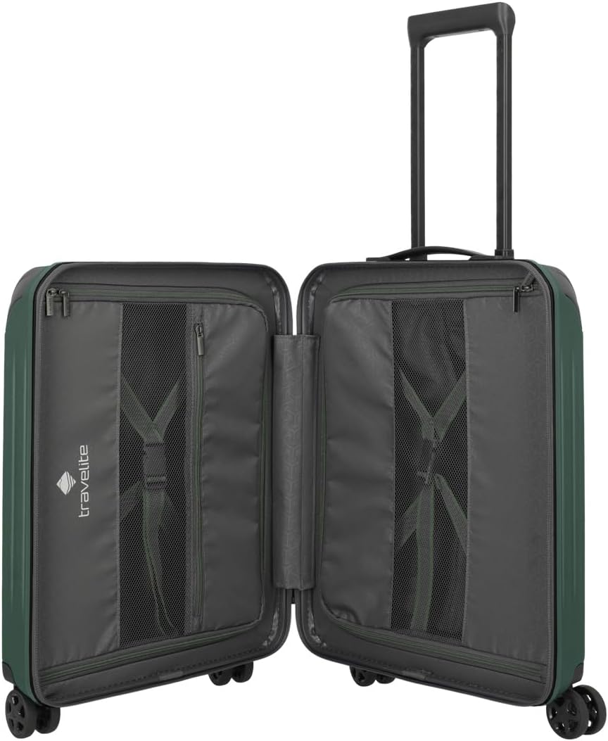 Travelite Handgepäck Koffer DYNAMIIC Grösse S, 55x40x20 cm, 2,9 kg, leicht Handgepäck Trolley (55 x