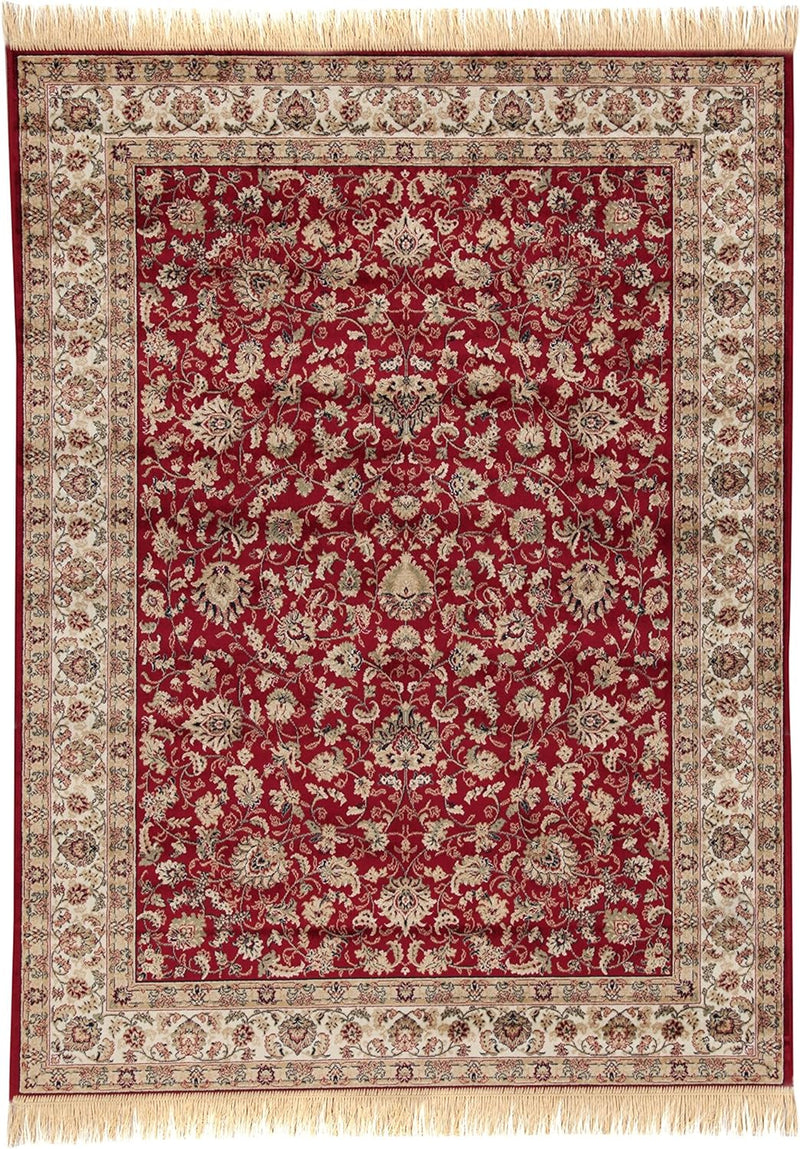 ABC Tappeti Teppich Farshian Hereke rot/lehmbraun 67 x 105 cm