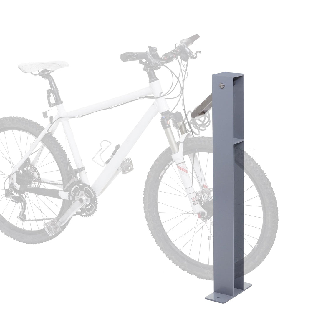 Mendler Fahrradbügel HWC-G20AM, Fahrradständer Anlehnbügel, verzinkter Stahl Outdoor-pulverbeschicht