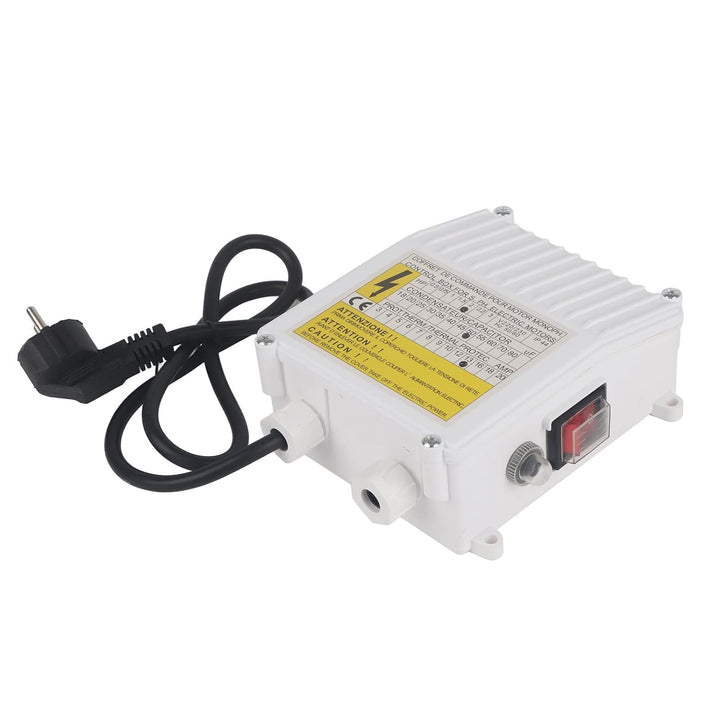 Pumpensteuerungsbox mit Wärmeschutzschalter, Pumpensteuerbox Controller für Tiefbrunnen-Tauchpumpen
