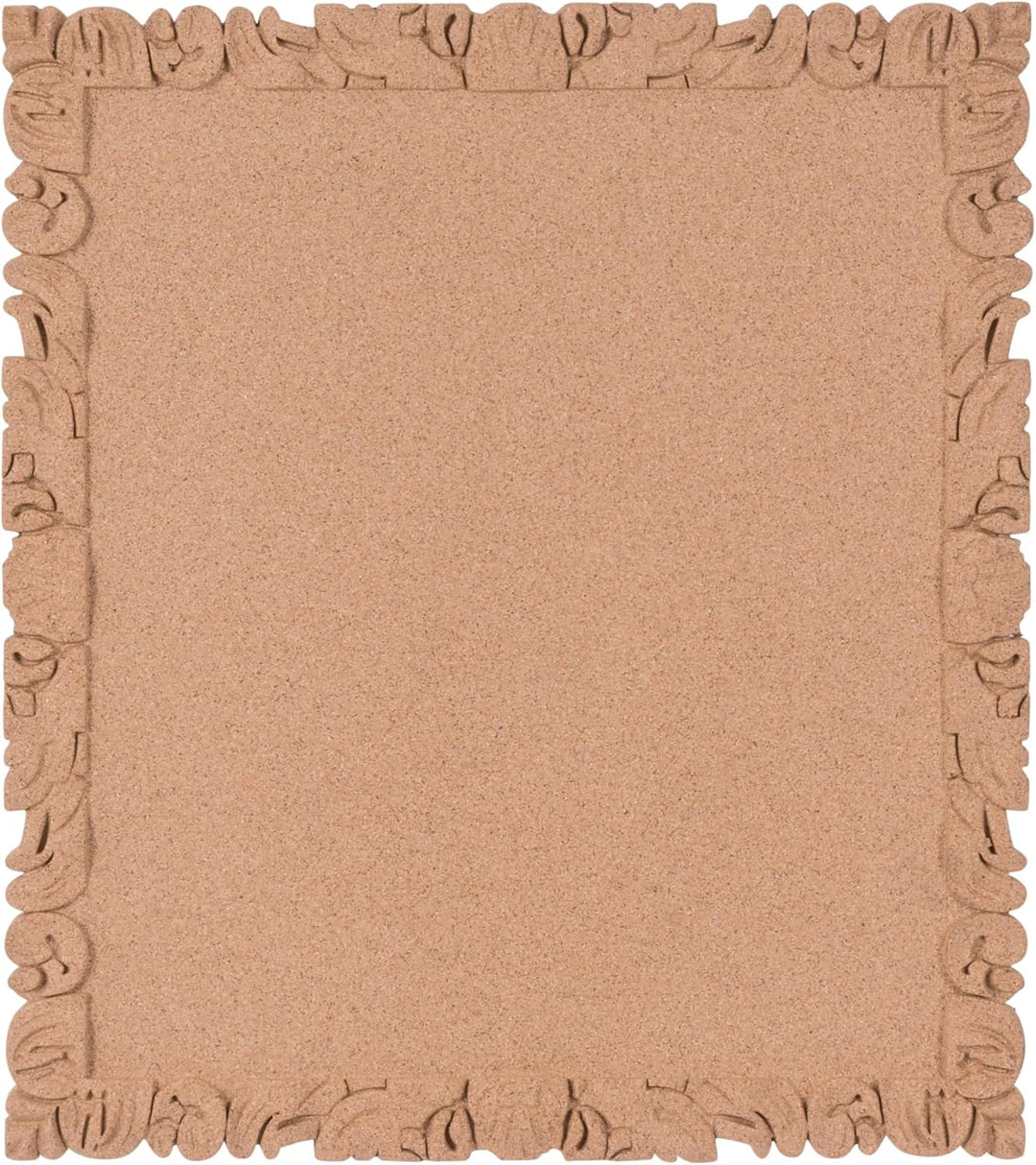 Bi-Office Korktafel Rococork, rahmenlos, hochwertige Korkoberfläche, 40 x 45 cm Korkfarben, Korkfarb