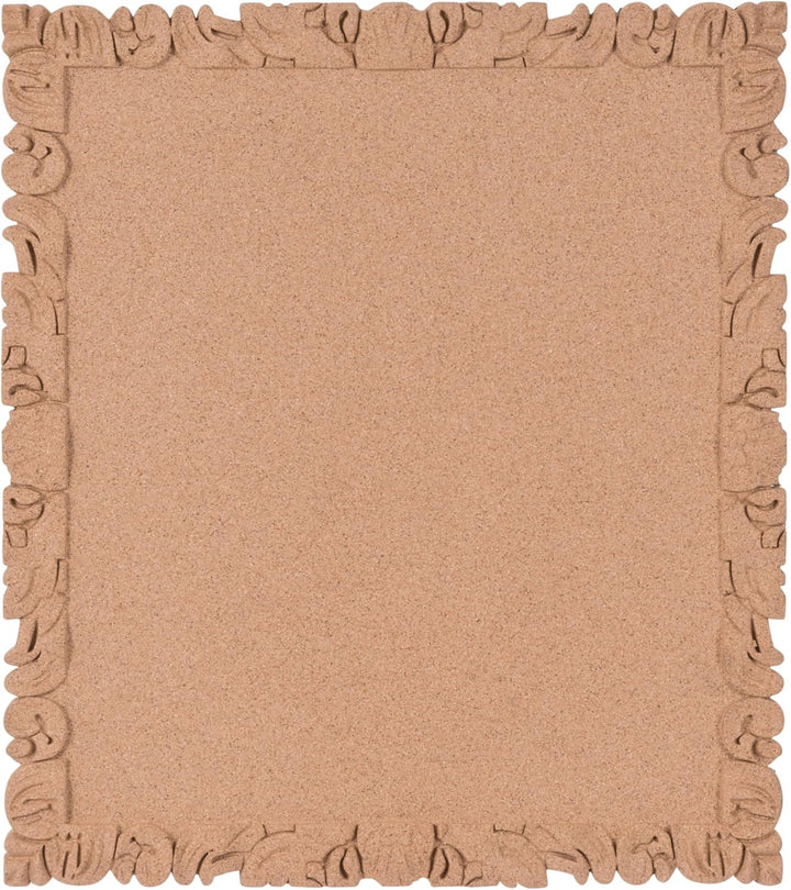 Bi-Office Korktafel Rococork, rahmenlos, hochwertige Korkoberfläche, 40 x 45 cm Korkfarben, Korkfarb