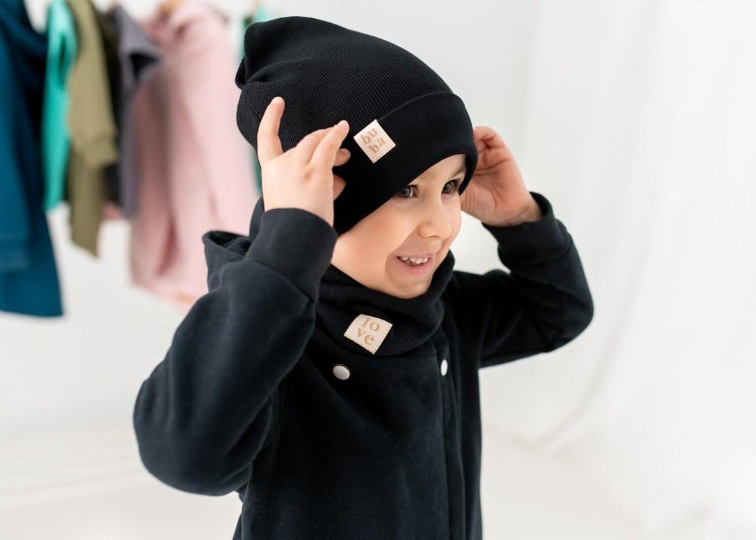Bubalove Mützen und Schalset für Jungen, Mädchen, baby, Grössen 0mc bis 12 Jahre+ viele Farben, Früh