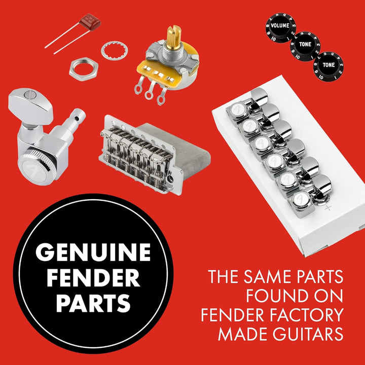 Fender Locking Stratocaster/Telecaster Mechaniken, verchromt chrome Rechte Hand Single, chrome Recht