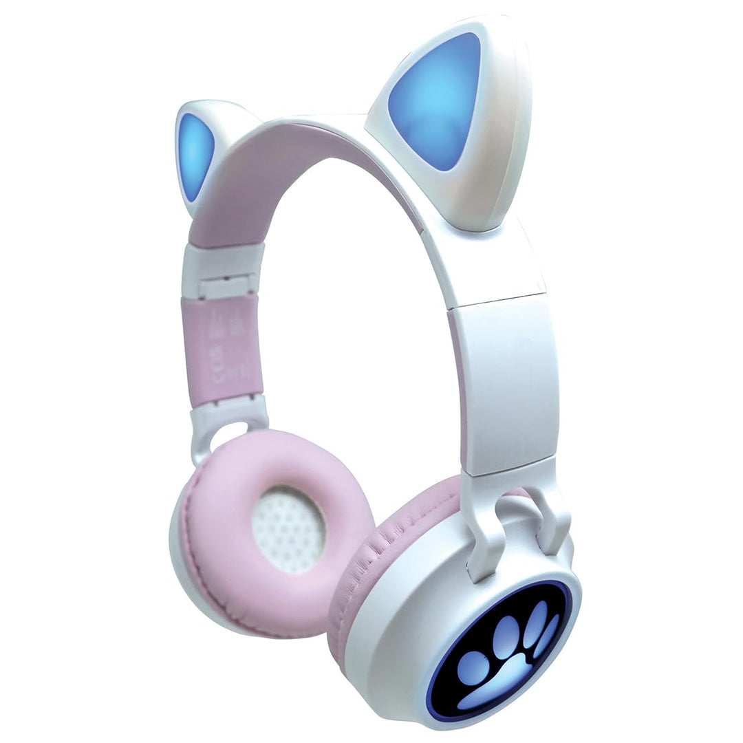 Lexibook - 2-in-1 Bluetooth Katzen-Headset - Stereo-Sound, kabellos, zusammenklappbar, verstellbar,