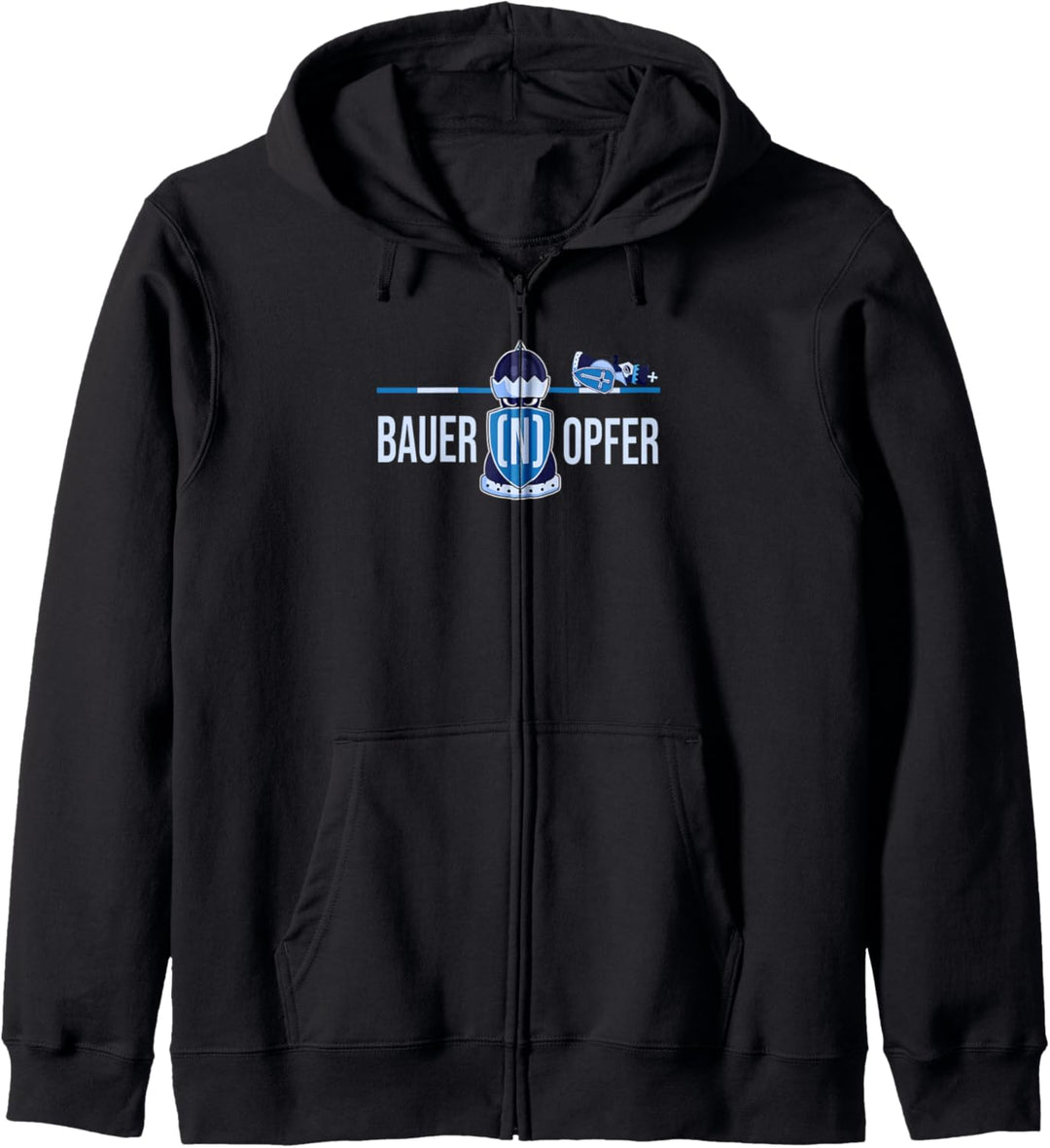 Bauernopfer Schach König Bauer Schachfigur Kapuzenjacke