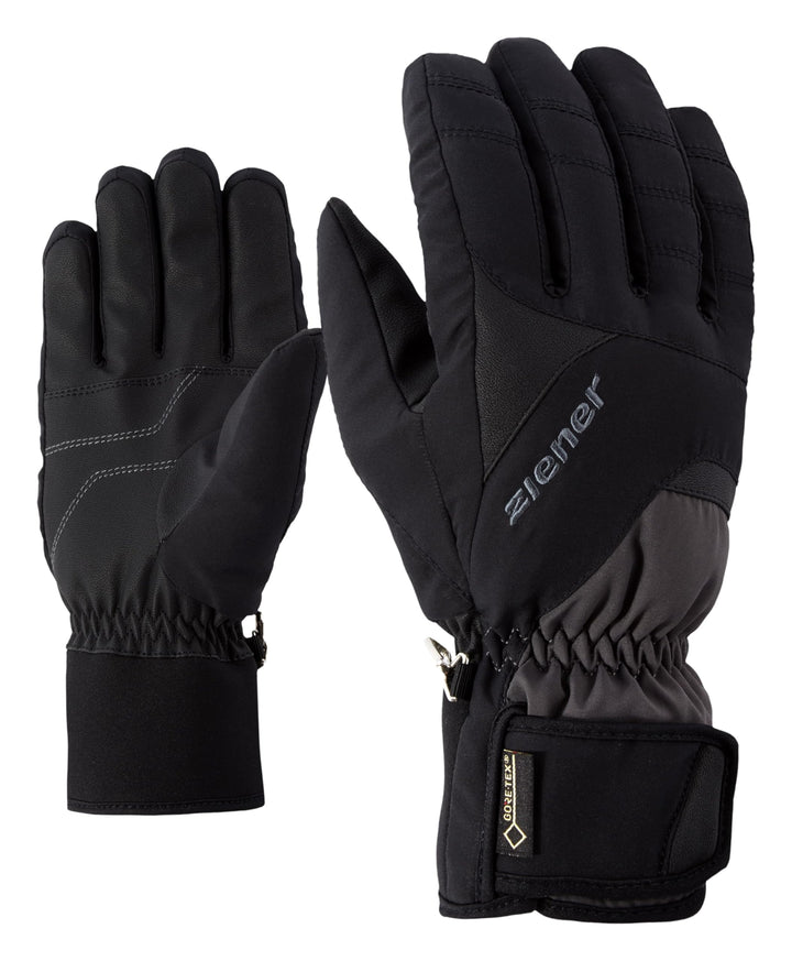Ziener Guffert GTX Ski-Handschuhe/Wintersport | Wasserdicht, Atmungsaktiv 11 graphite/black, 11 grap