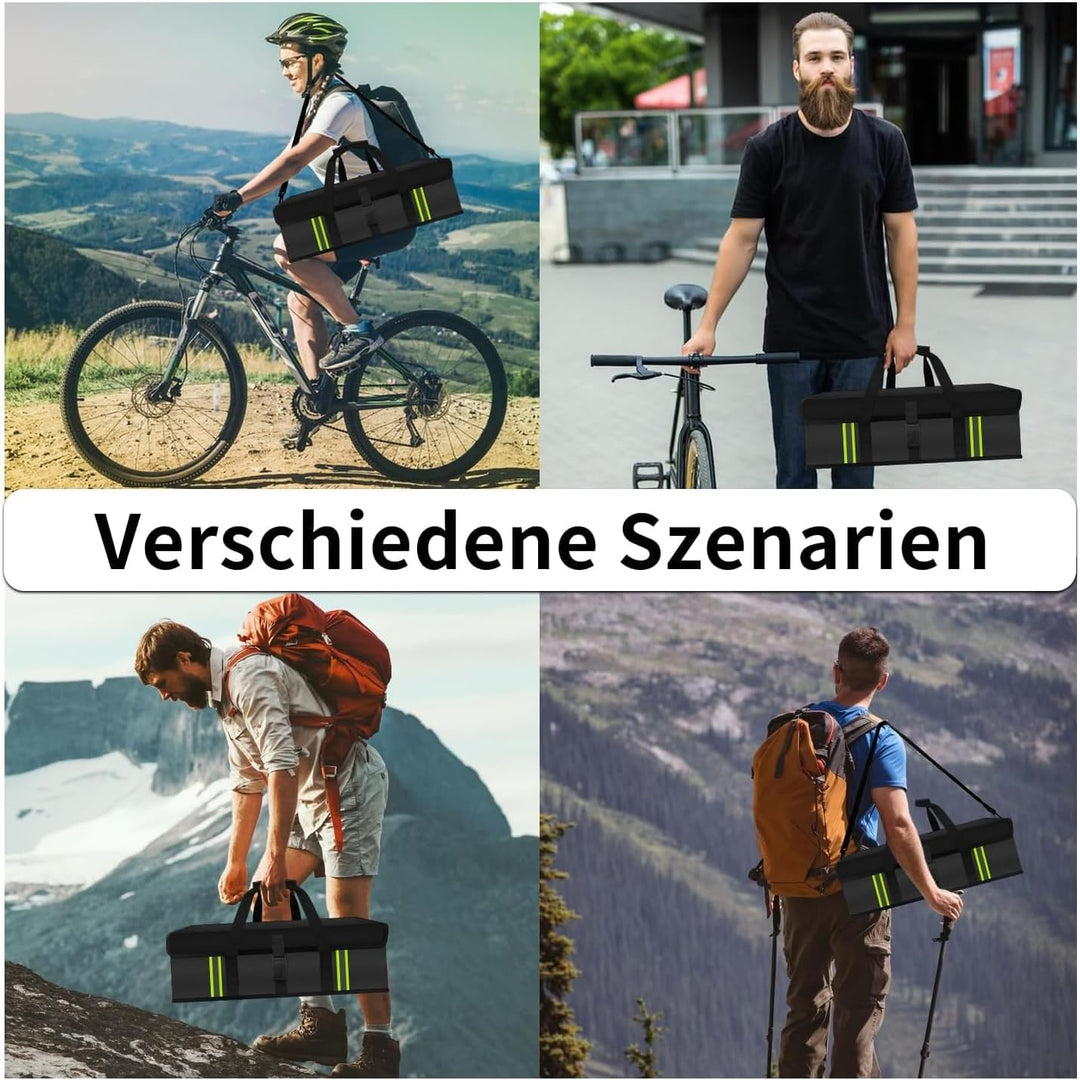 Zeldko Ebike Akku Tasche, Wasserdicht und Explosionssicher, 8-Schichten Brandschutz Feuerfeste Tasch