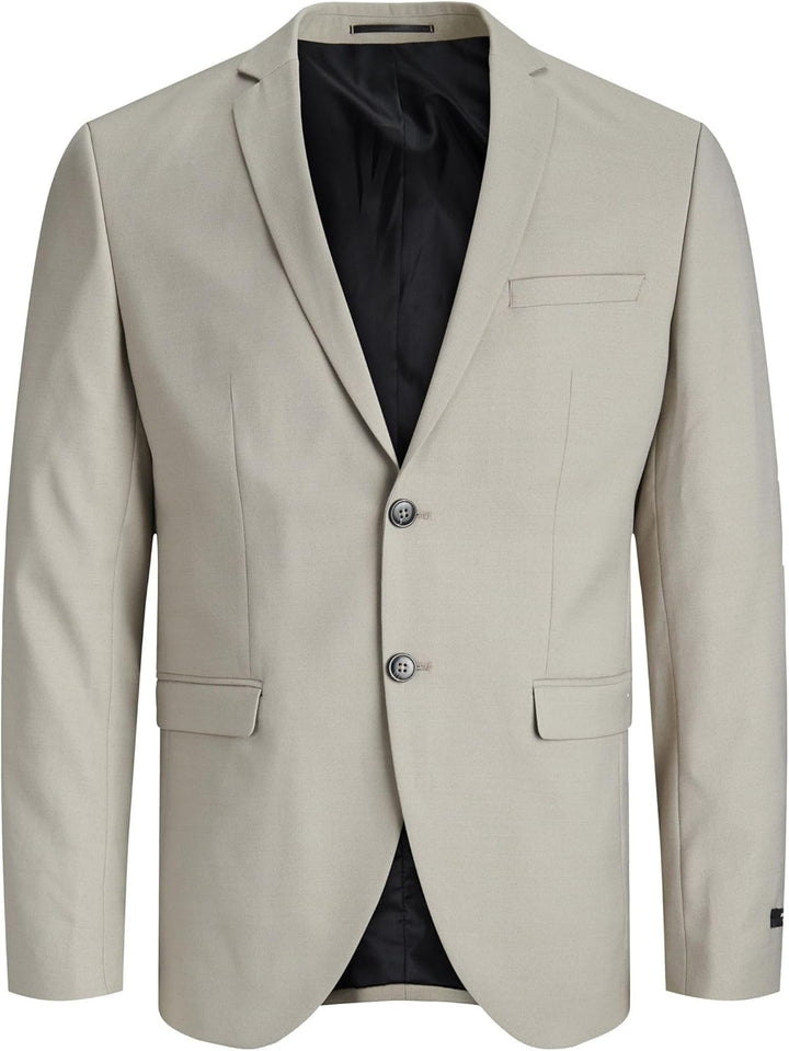 JACK & JONES Male Einreihiger Blazer JPRSOLARIS Slim Fit Blazer 58 Pure Cashmere, 58 Pure Cashmere